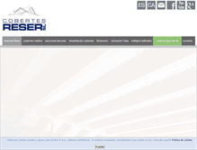Tablet Screenshot of cubiertas-reser.com